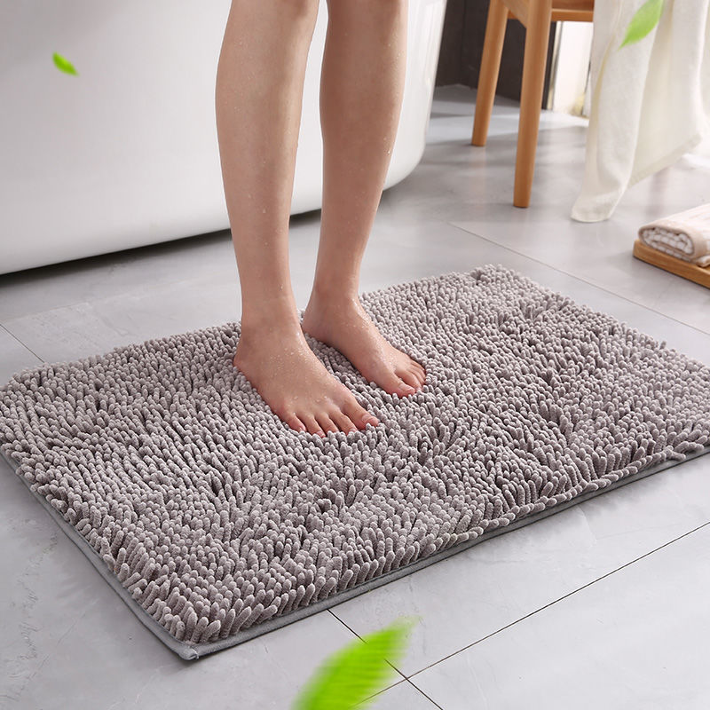 Chenille floor mat door mat bathroom door absorbent mat bathroom household kitchen door mat door bedroom carpet