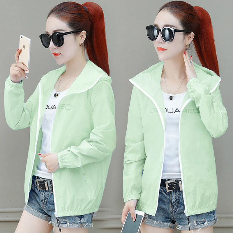 Sun proof clothes women anti ultraviolet summer new Korean version of outdoor cycling sun proof clothes loose ins coat women