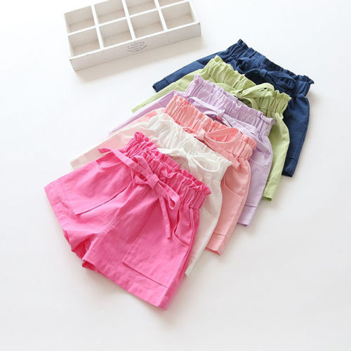 Girls' shorts summer wear 2020 new Korean thin sports pants children's wear baby summer pants beach pants