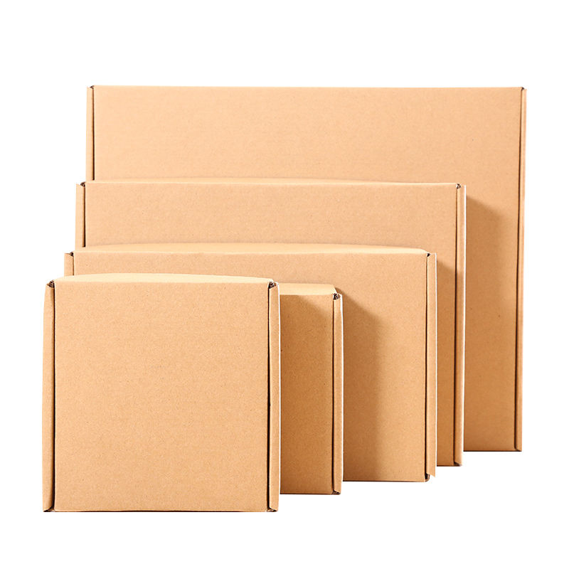 Express packaging aircraft box t13456 three-layer paper box clothes wholesale packaging box customized