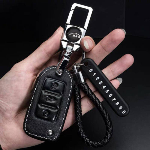 Volkswagen Langyi Speedpost new Jetta car key bag lingdu Passat Polo Tiguan key case leather buckle