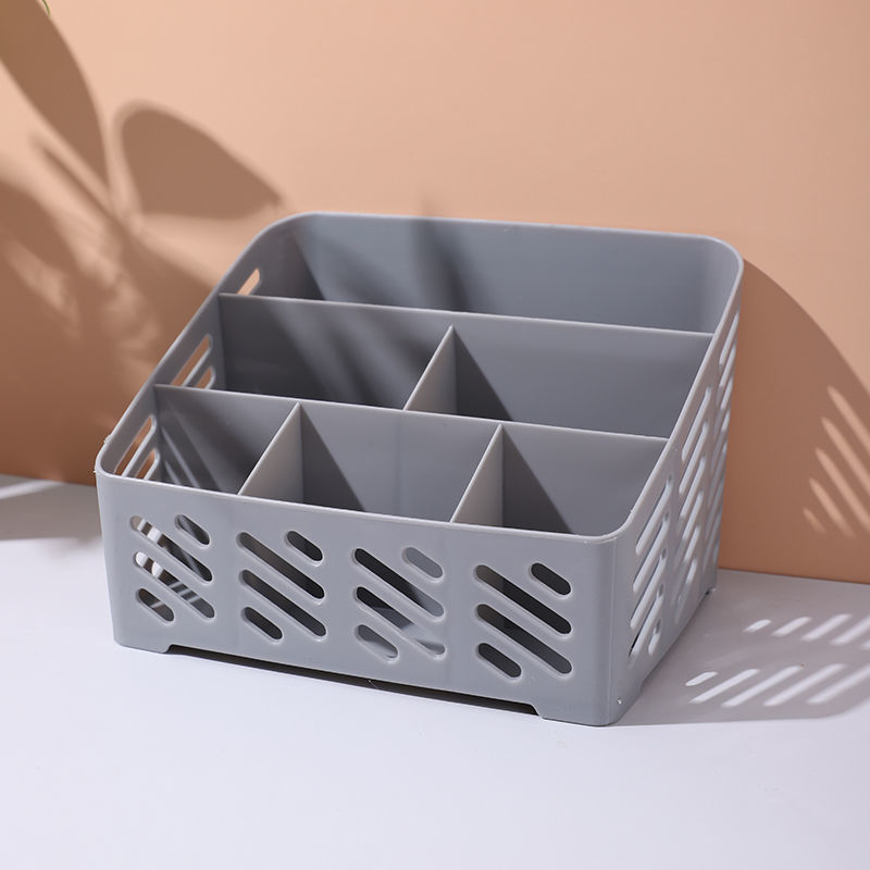 Cosmetics storage rack home office living room remote control storage creative desktop storage box multi functional sundries