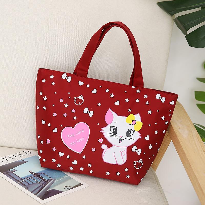 Canvas bag fashion bag large capacity bag versatile go out hand carry woman carry one shoulder mom bag shopping bag