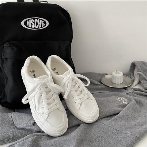 Canvas shoes female students low top versatile Foundation