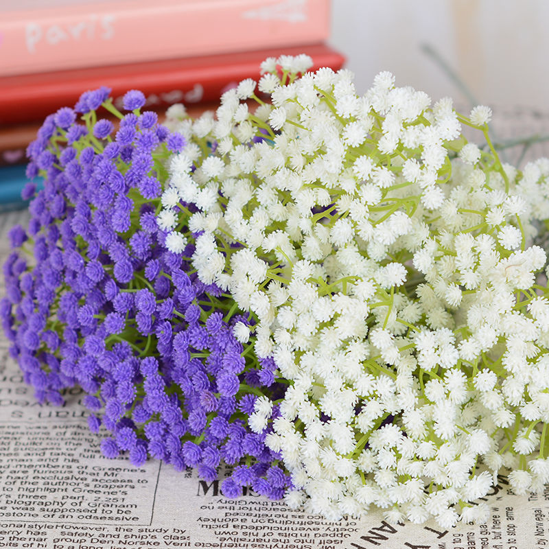 Photo Props simulation flower 6 forks full of stars bride holding plastic fake wedding decoration flower