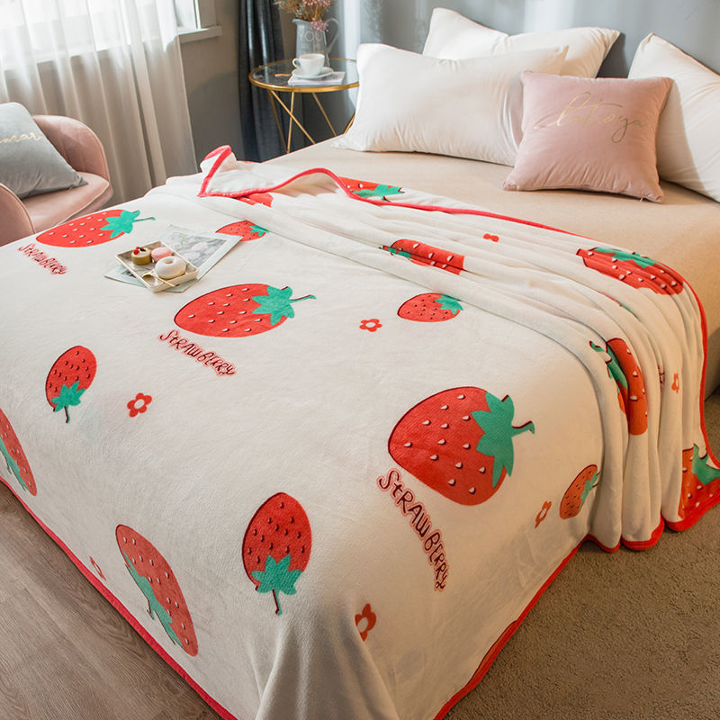 Southern life thickened blanket blanket coral blanket summer air conditioning blanket flannel bed single blanket nap blanket