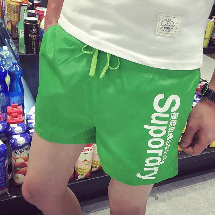 Summer Shorts men's sports colorful beach pants quick drying summer casual men's Capris baggy pants
