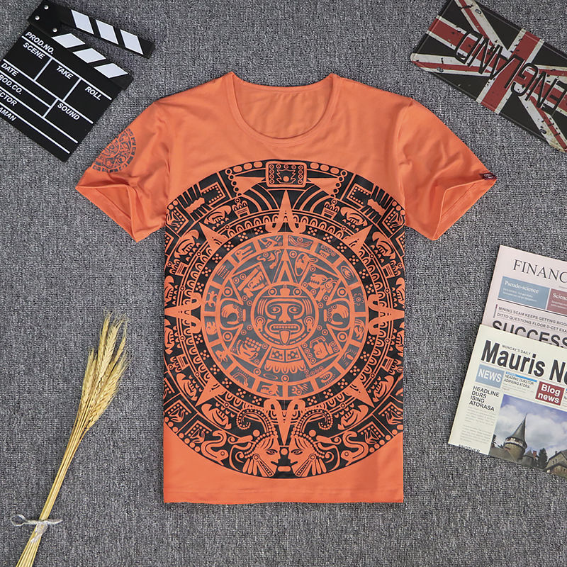 Europe station men's 2020 new summer men's short sleeve T-shirt trend handsome youth half sleeve bottom coat