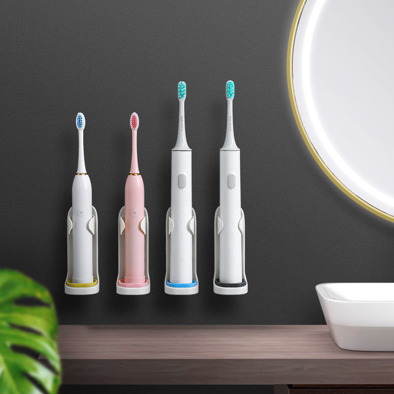 Wall mounted electric toothbrush holder hole free household toilet storage rack toilet electric toothbrush storage rack