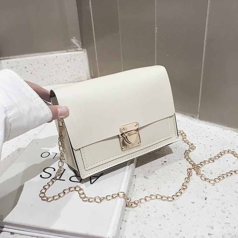Advanced sense bag, western style women's bag, new fashion 2019 Korean style quality messenger bag, fashion chain, one shoulder small square bag