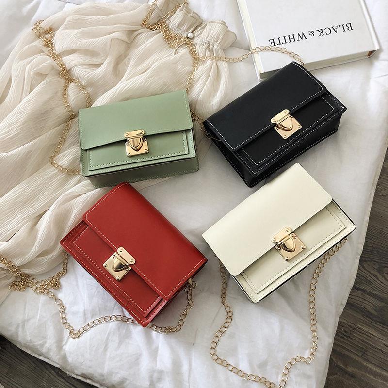 Bag women 2020 new fashion Korean version of versatile straddle single shoulder chain pack ins ultra fire Mini summer small square bag