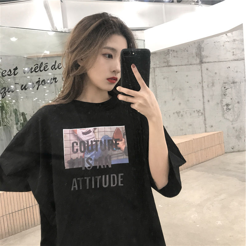 2020 summer new short sleeve T-shirt women's Korean version loose BF original suzerain versatile student's half sleeve clothes