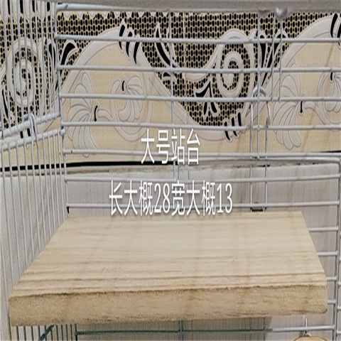 Parrot, cat, squirrel platform autumn springboard hamster pedal wooden house toy molar supplies squirrel platform