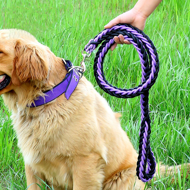 Large dog chain large dog traction rope belt dog rope dog collar Alaska German Shepherd golden dog traction rope