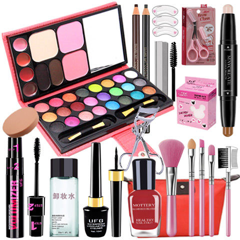 33 color waterproof eye shadow disc, novice eye makeup, makeup suit combination, pearl light repair eye shadow set.