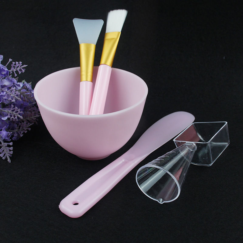 Beauty silicone mask bowl set of silicone and soft plastered mud brush special bar face Spa Beauty Tool