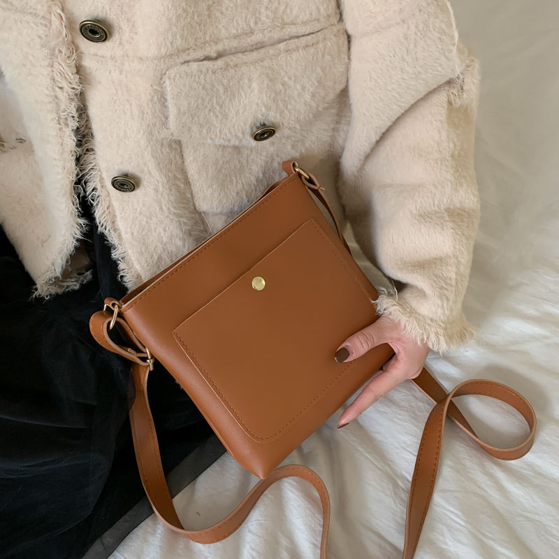 Sidebag winter small bag women's bag new fashion single shoulder sidebag women's versatile small square bag trend