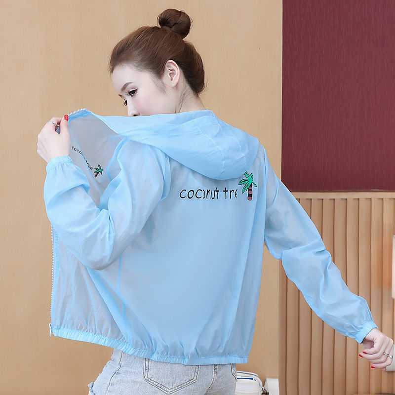 Sun proof clothes women 2020 summer Korean new short coat loose casual sun proof clothes