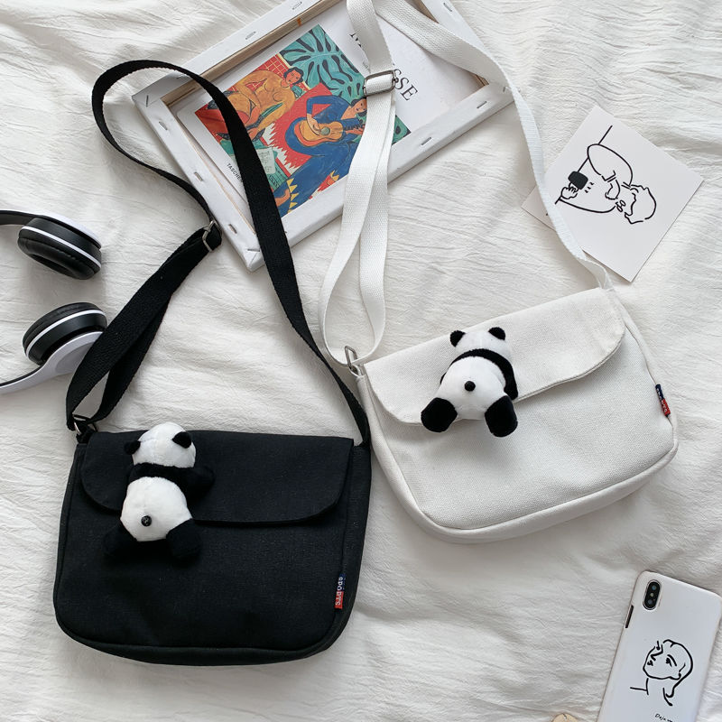 Bag female 2020 new style small square bag Korean versatile ins mobile phone bag leisure student one shoulder canvas bag
