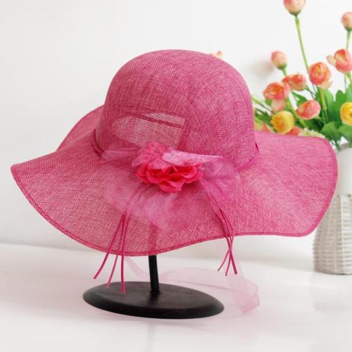 New summer sunshade hat for women sunscreen linen fisherman's hat
