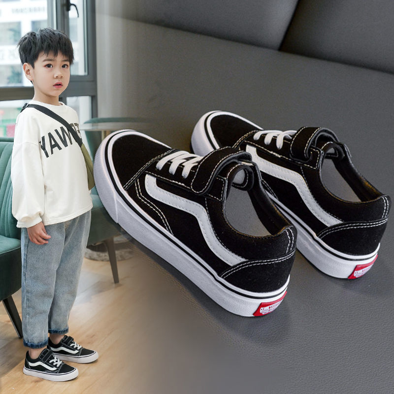 Children's canvas shoes children's shoes boys' shoes board shoes girls' spring autumn cloth shoes autumn autumn new Korean Edition