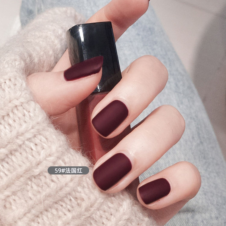 Net red ins grind nail polish can be torn, tasteless, non-toxic, dry, dry, lasting, white and matte.