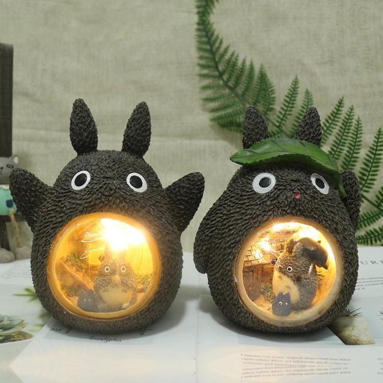 Home furnishings resin crafts Japanese style creative cartoon dragon cat series product set gift box tabletop ornaments