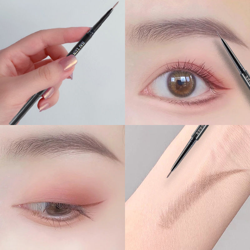 [extremely fine and super fire] eyebrow pencil is waterproof and sweat proof, it's natural and durable for beginners, it's lazy, it's net red, it's not dizzy, it's not easy to dye, it's not easy to decolorize