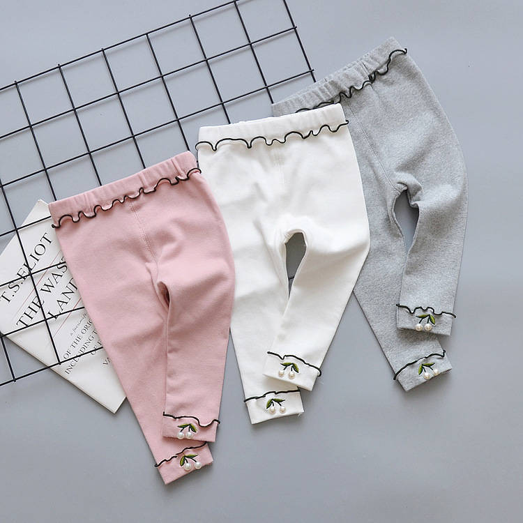 Girls' Leggings autumn baby pants spring and autumn girls' pants 2 little girls' Leggings 1-3 years old
