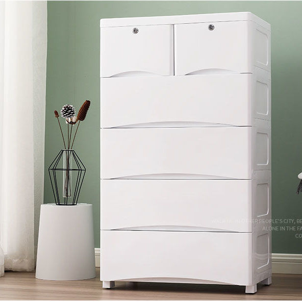 Extra large 65 wide storage cabinet drawer type storage box plastic finishing chest of drawers baby's wardrobe children's locker