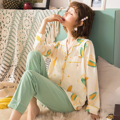Maternity clothing spring and autumn and winter postpartum breast feeding pregnant women's pajamas wear outside, pregnant women in late pregnancy thickening