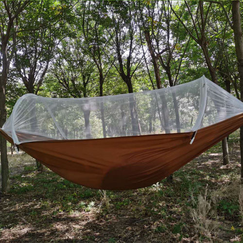 Hammock outdoor single double rocking chair swing parachute cloth children sleep mosquito net fall out of bed