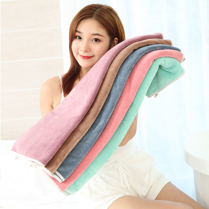 Bath towel set is softer than cotton adult water absorbent and does not lose hair