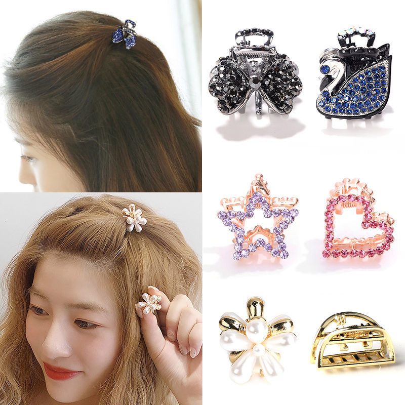 Hairpin top clip bangs back head spoon hair clip delicate small clip female headdress top small hairpin grab card
