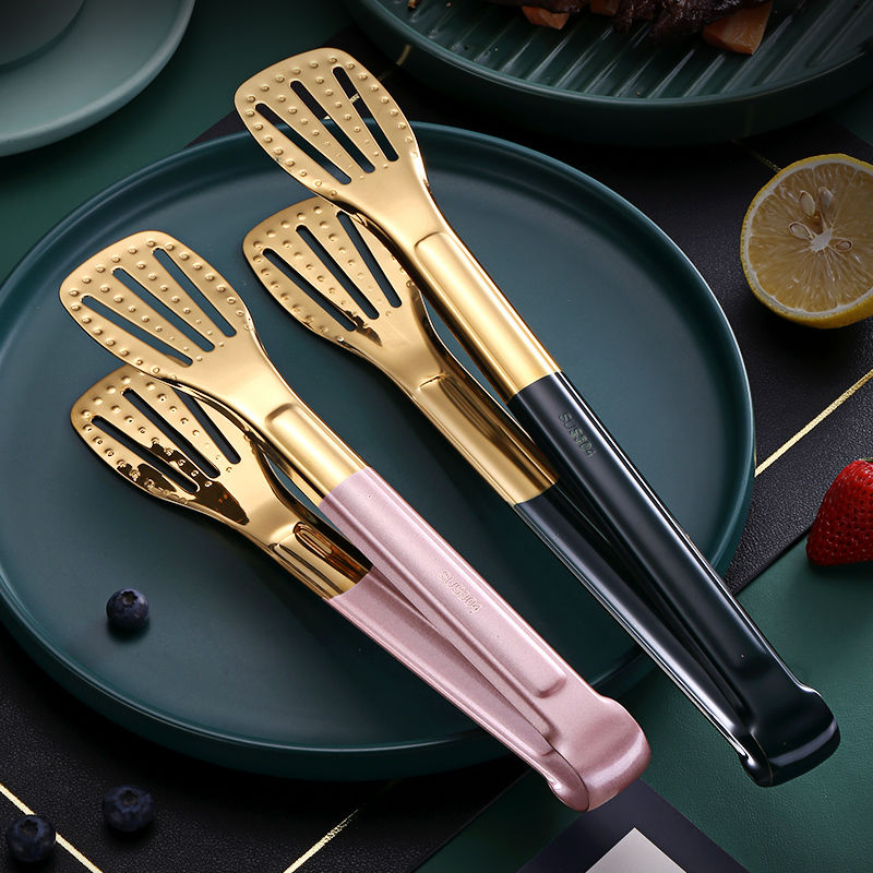 304 stainless steel food clip kitchen fried clip barbecue clip food clip barbecue clip steak clip vegetable clip