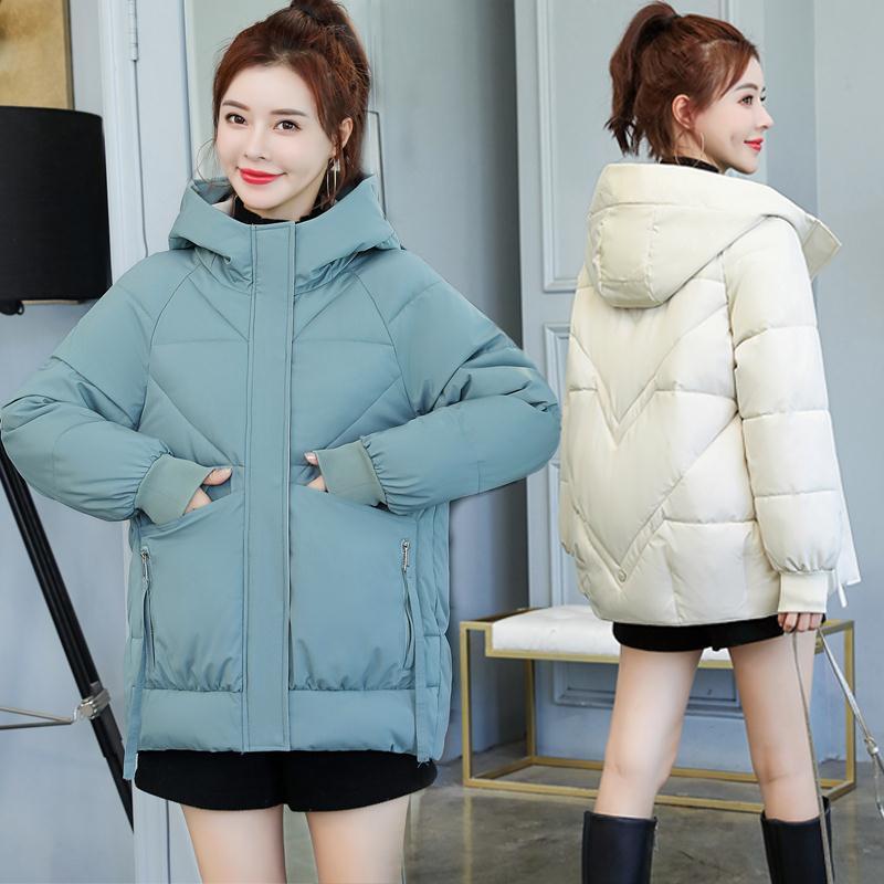 Winter down cotton coat women's short 2020 new cotton jacket Korean style loose cotton coat thickened large size women's jacket