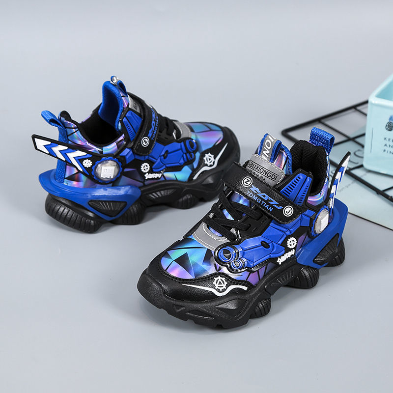 New cool and light fashion boys' shoes 2020 medium and large children's cotton shoes soft sole waterproof, antiskid and odor proof sports shoes