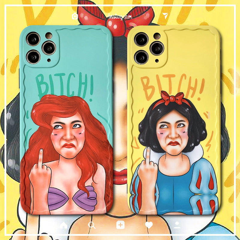 Spoof snow white apple 11pro mobile phone shell iPhone 7plus / 8plus / xsmax cartoon XR soft shell