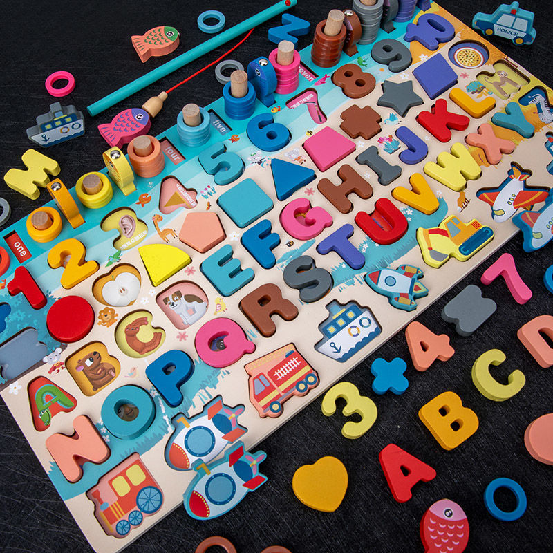 Children's toys digital building blocks 1-2-3 years old baby 5-6 years old boys and girls early education intelligence puzzle toys