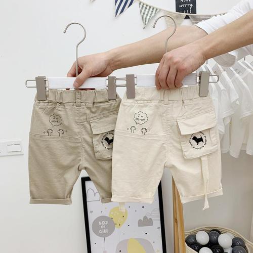 Boys' shorts summer wear thin children's Capris new baby Korean style baby leisure pants