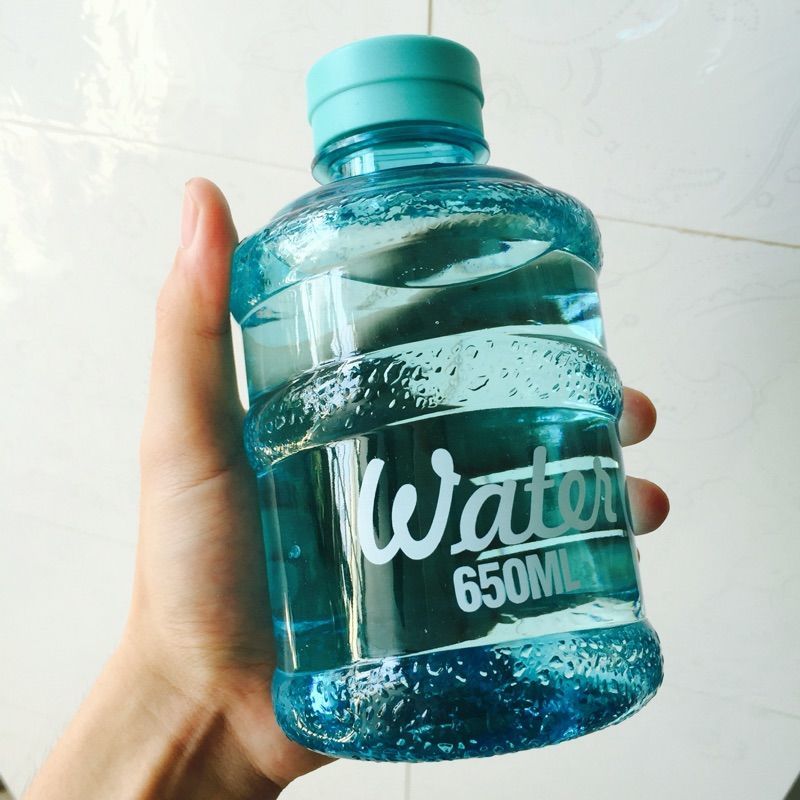 Creative water cup portable simple cup mineral water bucket plastic student male Mini bucket cup trendy net red handy cup