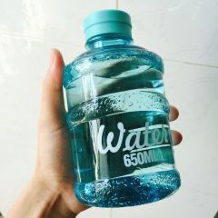 Creative water cup portable simple cup mineral water bucket plastic student male Mini bucket cup trendy net red handy cup