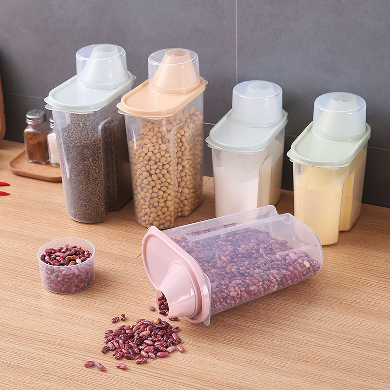 Food grade dry groceries sealed can with cover thickened large storage box