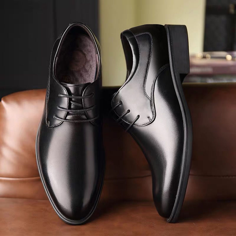 Spring and autumn youth British leisure business formal leather shoes men's shoes wedding shoes versatile single shoes work shoes waterproof and light