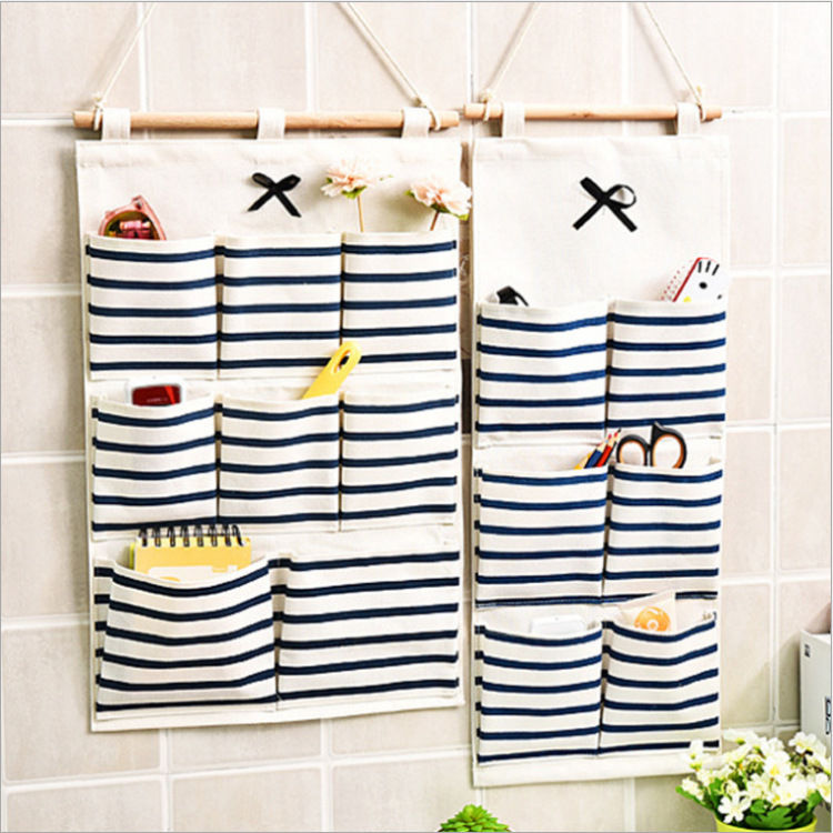 Wall hanging storage bag wall hanging storage bag dormitory sundry bag