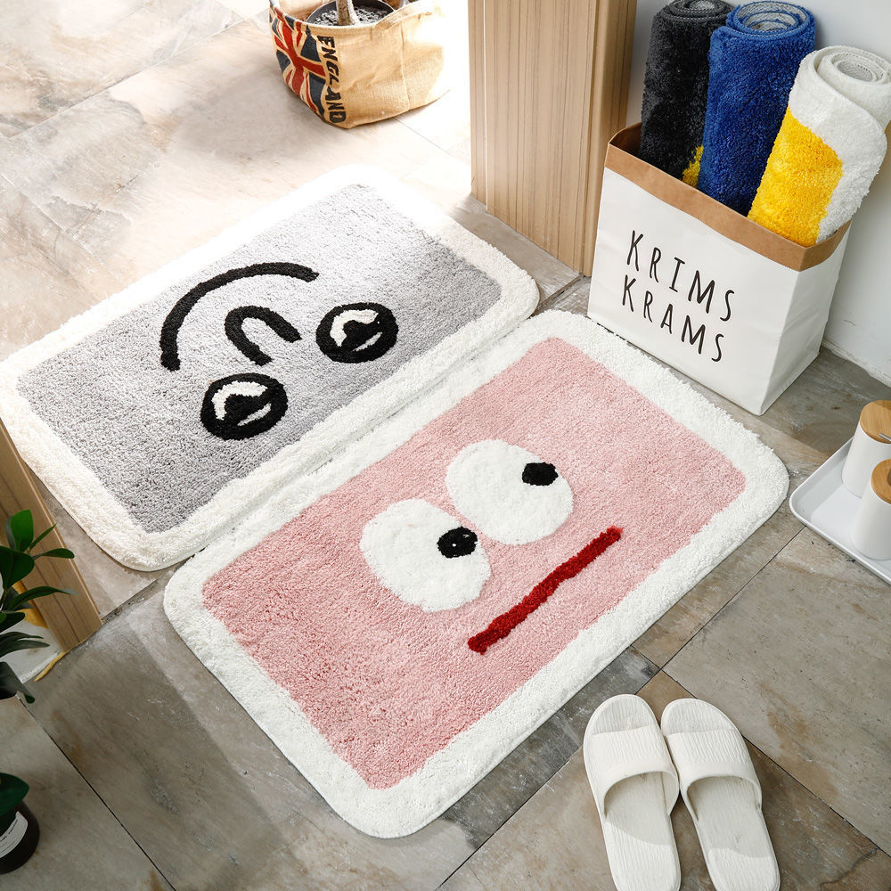 Toilet floor mat carpet door mat household floor mat toilet mat bedroom door bathroom anti slip mat