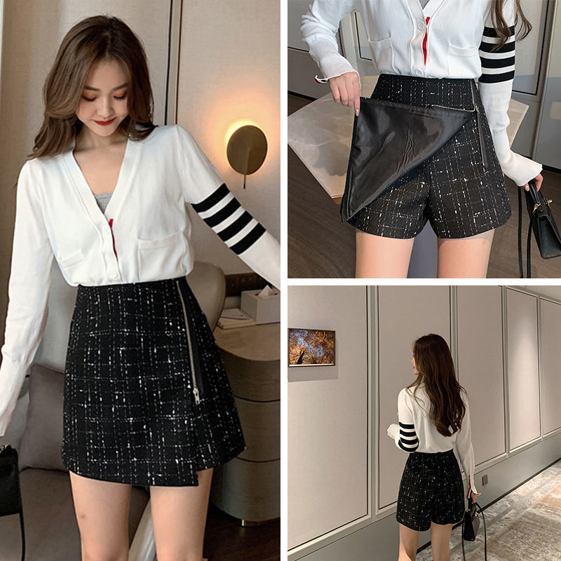 Short pants for women in autumn and winter
