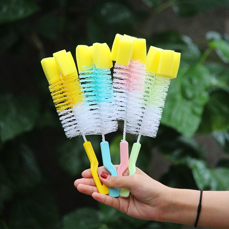 3 / 6 bottle brush baby bottle cleaning brush with brush head cleaning cleaner cup brush bottle brush