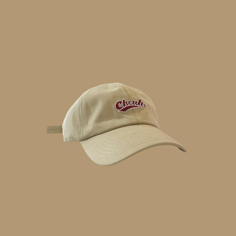 Letter Embroidered Baseball Cap men's street trendsetter chic cotton soft top cap women's sun hat