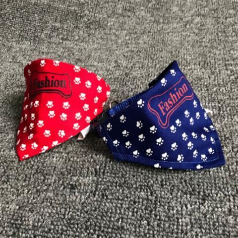 Dog scarf triangle scarf pet saliva scarf dog saliva scarf Teddy Bib neck collar accessories